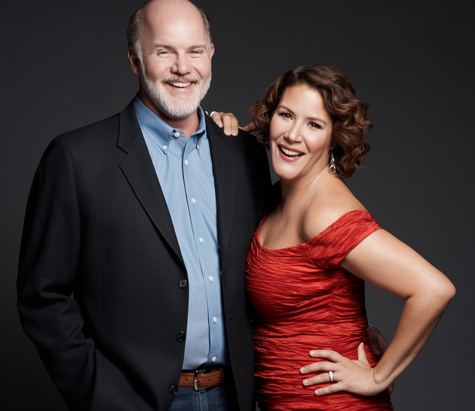 Soprano Danielle Talamantes and her husband, bass-baritone Kerry Wilkerson, perform American Standards for the Artists Series Concerts of Sarasota.