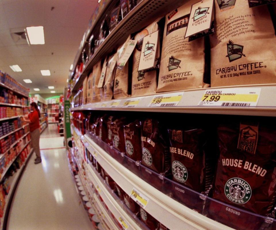 1998: Starbucks Gets Stocked In Stores