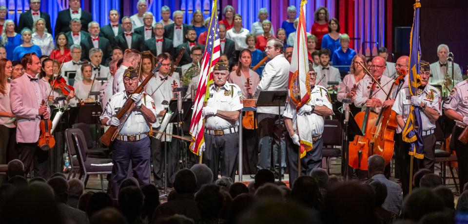 Naples Philharmonic and Naples Philharmonic Chorus perform "Patriotic Pops," everything from Sousa marches to grand Gershwin music, at 8 p.m. May 23-24 at Artis―Naples.