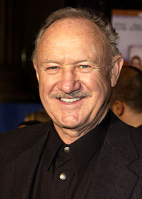 Gene Hackman at the Hollywood premiere of The Royal Tenenbaums