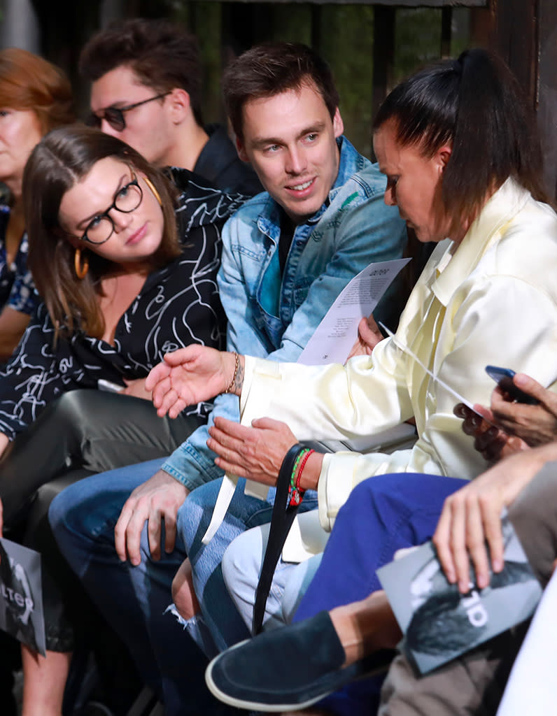 Camille Gottlieb, Louis Ducruet et leur mère Stéphanie de Monaco