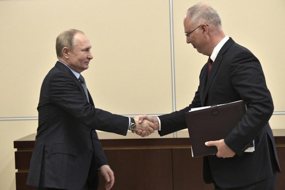 <div class="inline-image__caption"><p>Vladimir Putin and Kirill Dmitriev.</p></div> <div class="inline-image__credit">Getty</div>