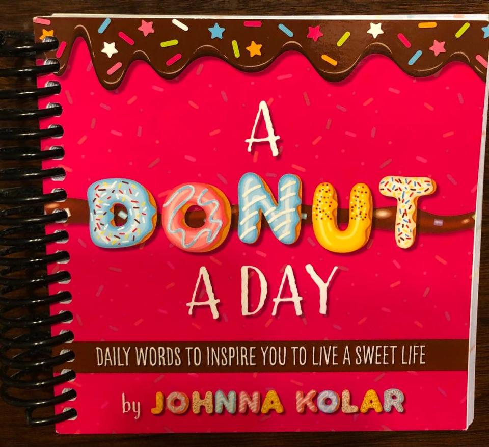 Wichita doughnut lover Johnna Kolar has written an uplifting doughnut-themed book called “A Donut a Day.”