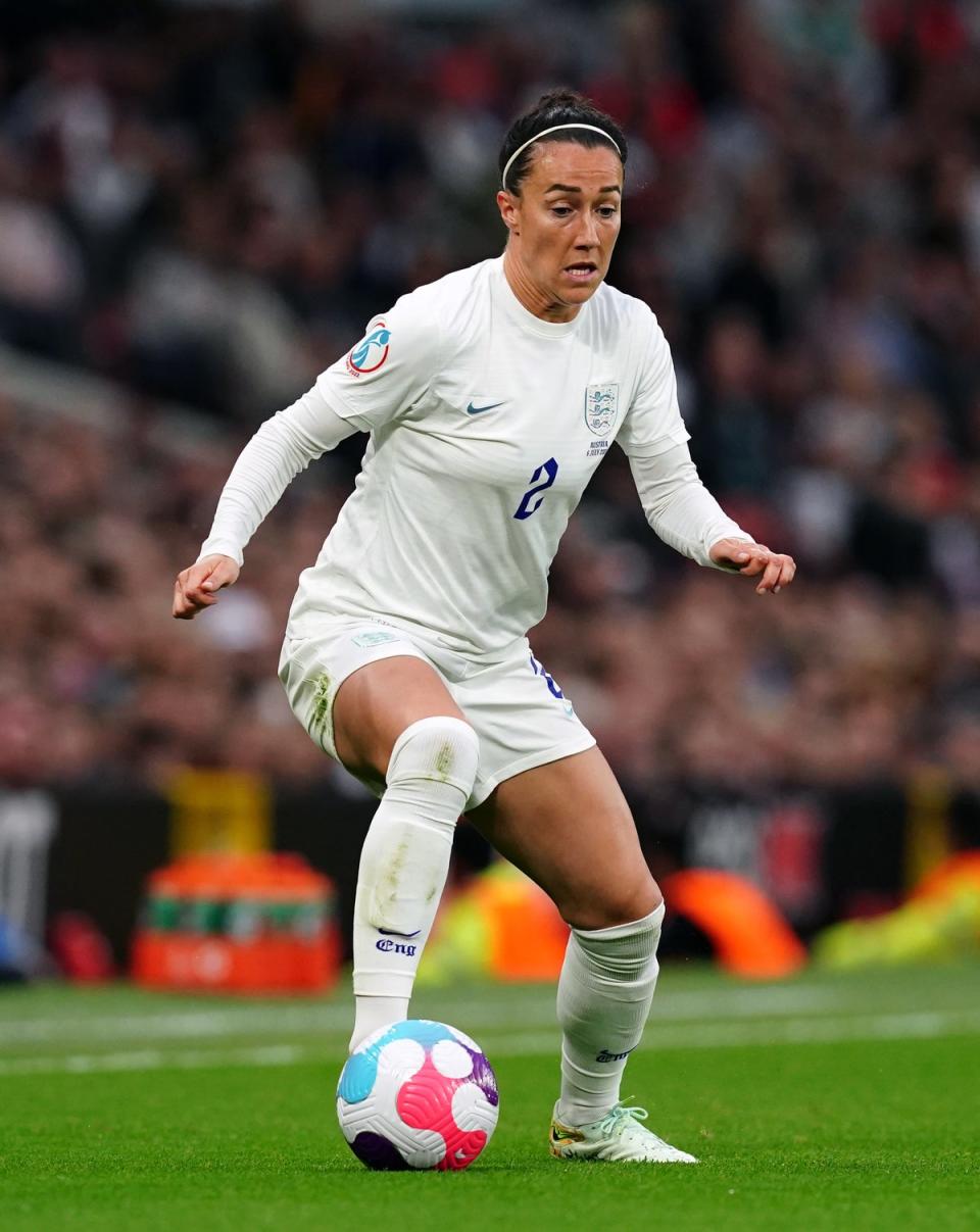 England’s Lucy Bronze earns around £200,000 a year – the same amount some Premier League players make in a week (Martin Rickett/PA) (PA Wire)