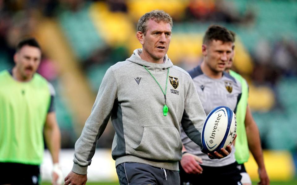 Northampton Saints head coach Sam Vesty ahead of the Investec Champions Cup quarter-final match at cinch Stadium at Franklin's Gardens, Northampton