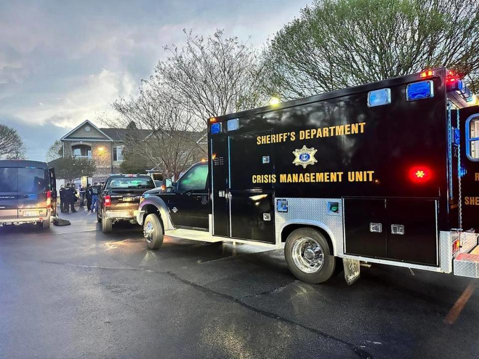 Richland County Sheriff’s Department said it responded to a “high priority crisis situation” at an apartment complex in northeast Columbia on Sunday, March 26, 2023.
