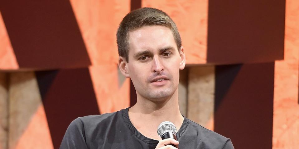 evan spiegel snap snapchat