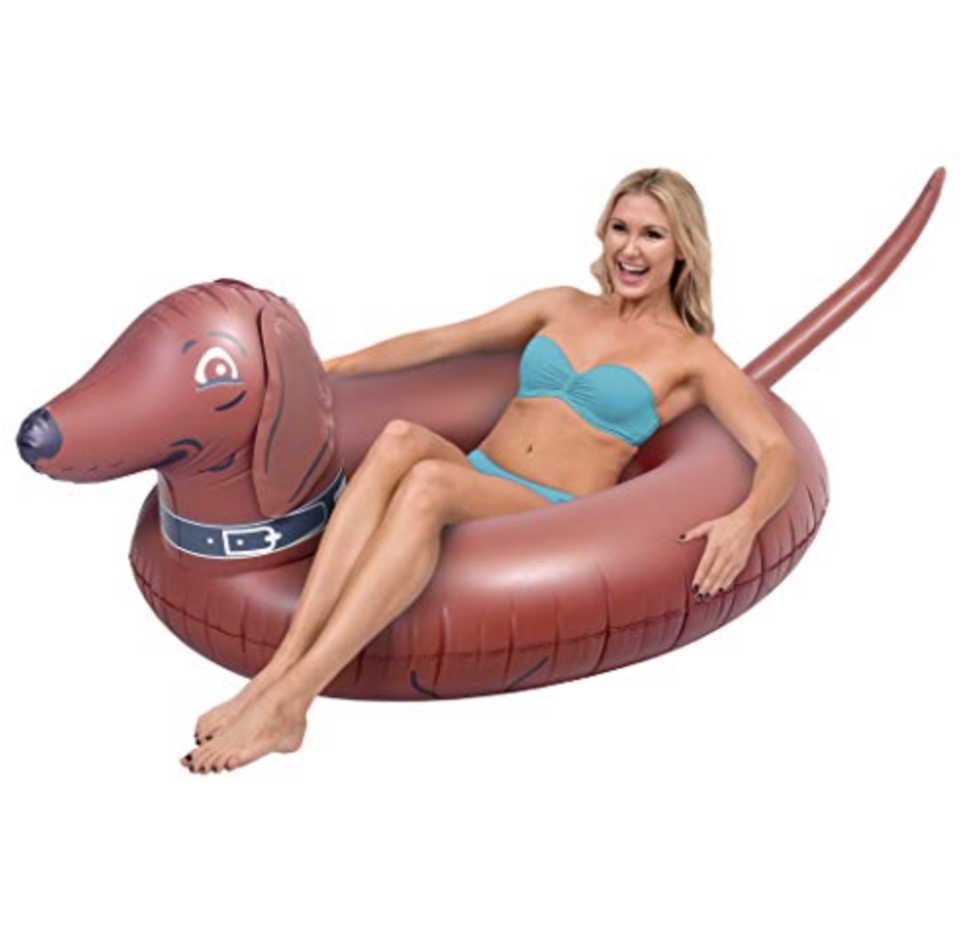 Wiener Dog Tube Inflatable Float