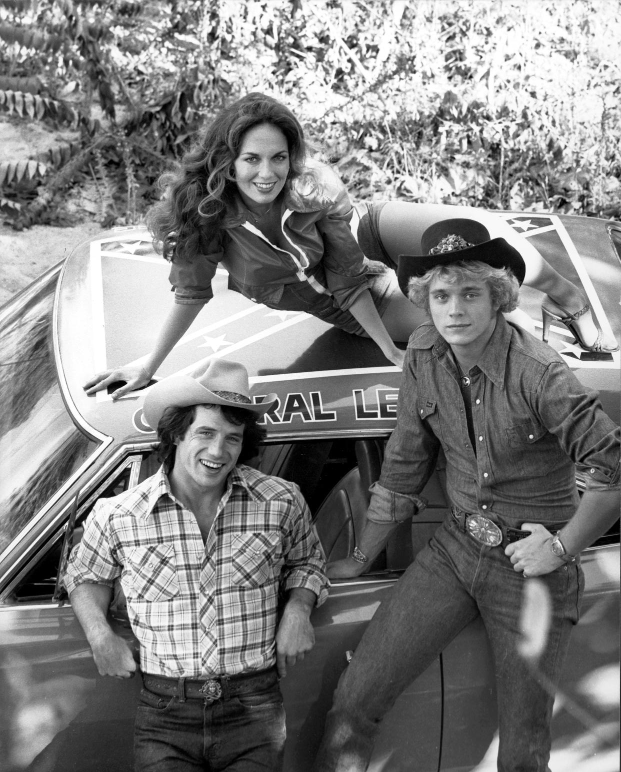 The cast of "The Dukes of Hazzard," including Tom Wopat, Kathy Bach and John Schneider, reunited at a convention over the weekend.