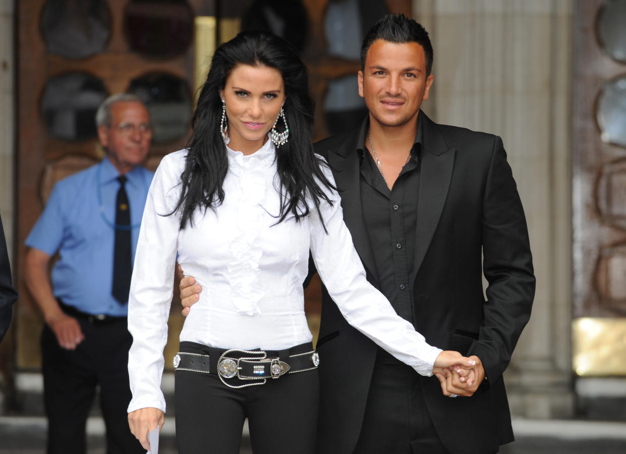 Katie Price with her first husband Peter Andre (PA Images)