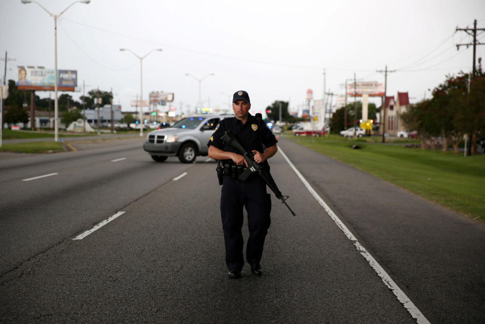 Several police officers shot in Baton Rouge