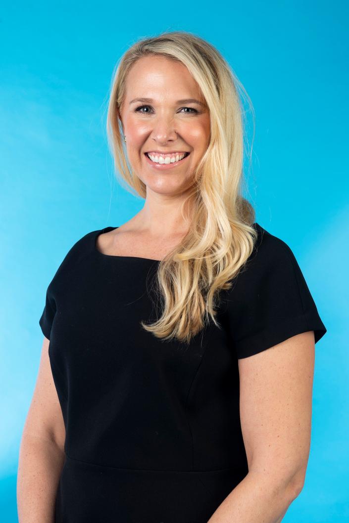 Lindsay Cates, vice president of marketing, The Trust Company of Tennessee, 40 under 40 Class of 2021. Pictured in Knoxville, Tenn. on Wednesday, Nov. 3, 2021.