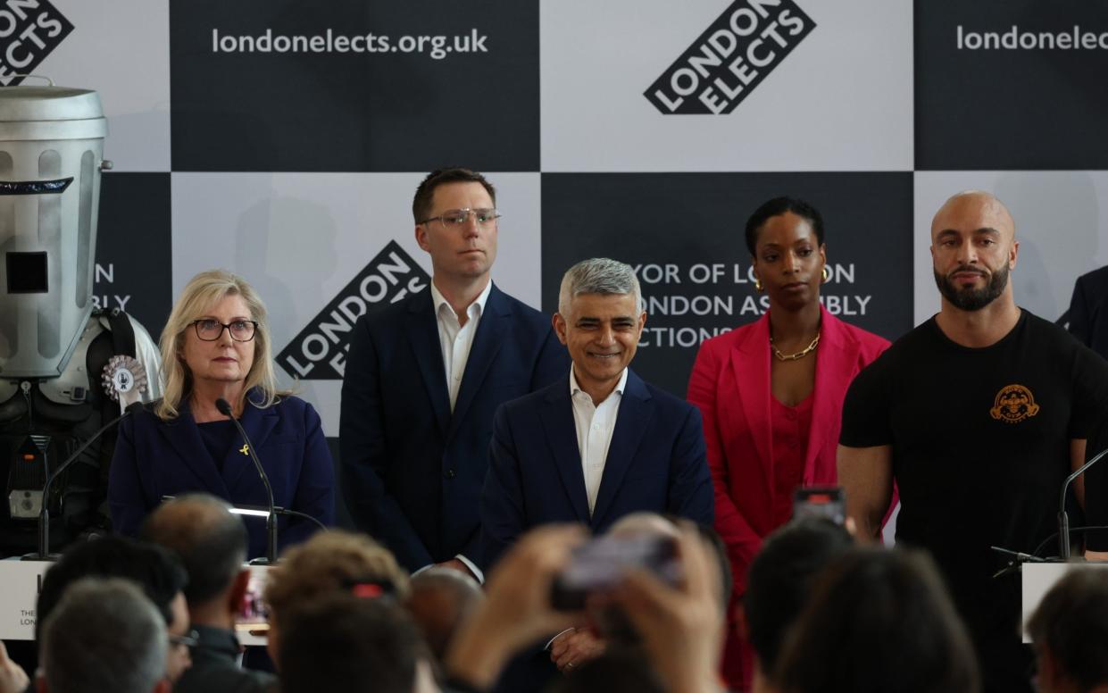 Sadiq Khan and Susan Hall