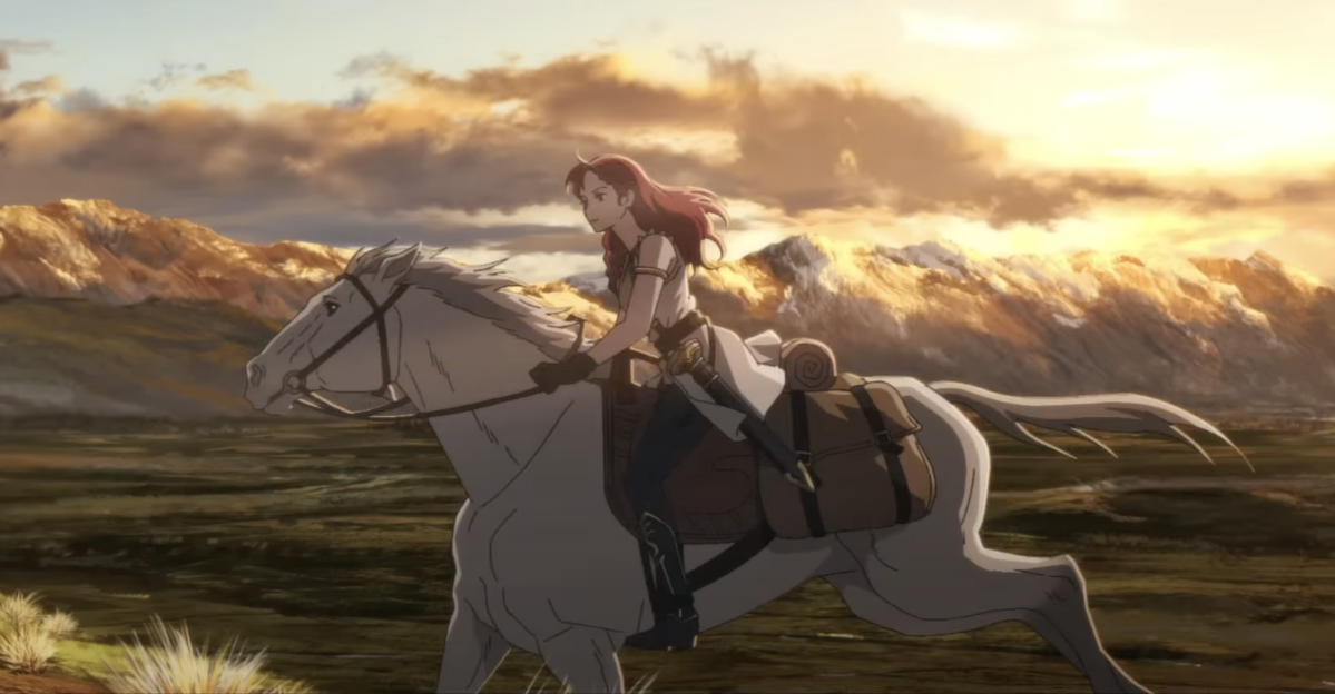 The War of the Rohirrim shows an anime-styled Middle-earth