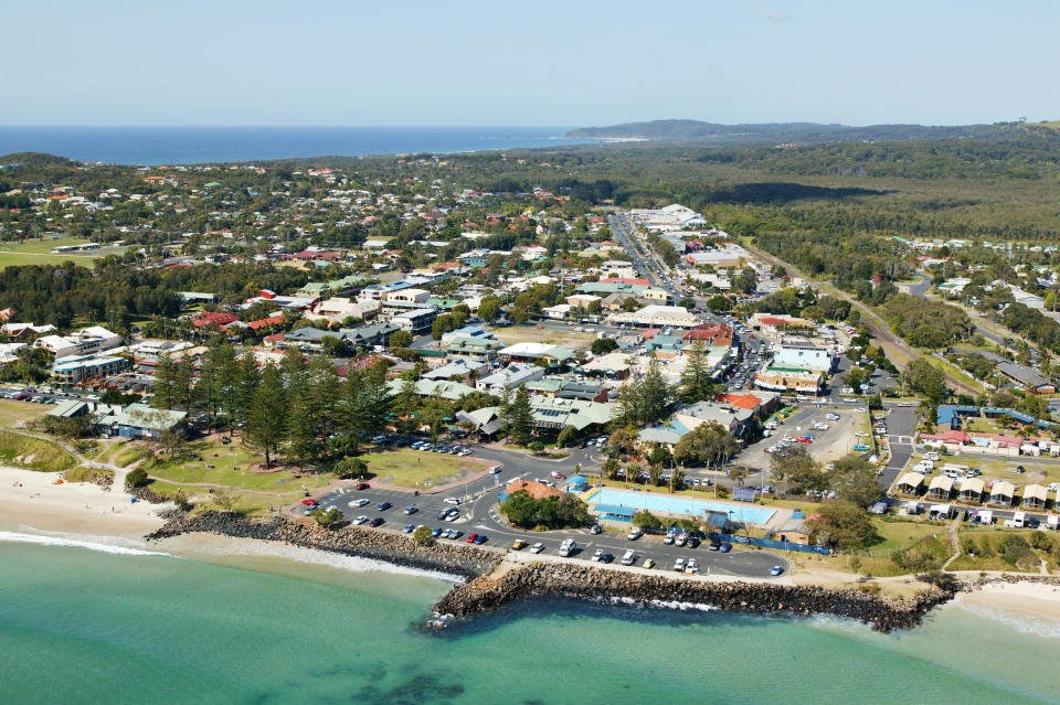 Two positive coronavirus cases from Queensland visited Byron Bay. Source: Getty Images