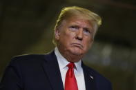 President Donald Trump speaks during a tour of an Apple manufacturing plant, Wednesday, Nov. 20, 2019, in Austin. (AP Photo/ Evan Vucci)