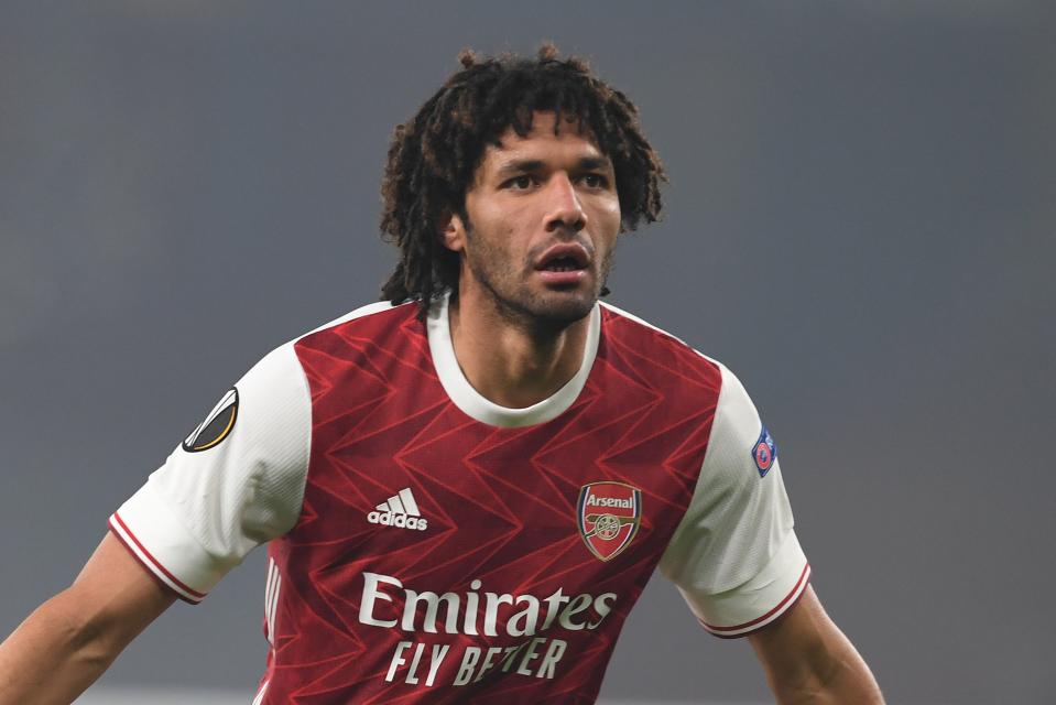 <p>Mohamed Elneny is the latest Premier League player to test positive for Covid-19 while on international duty.</p>Arsenal FC via Getty Images