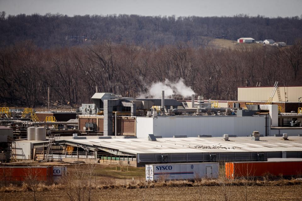 A larger replacement for Iowa Premium's Tama plant, seen here, is on hold.