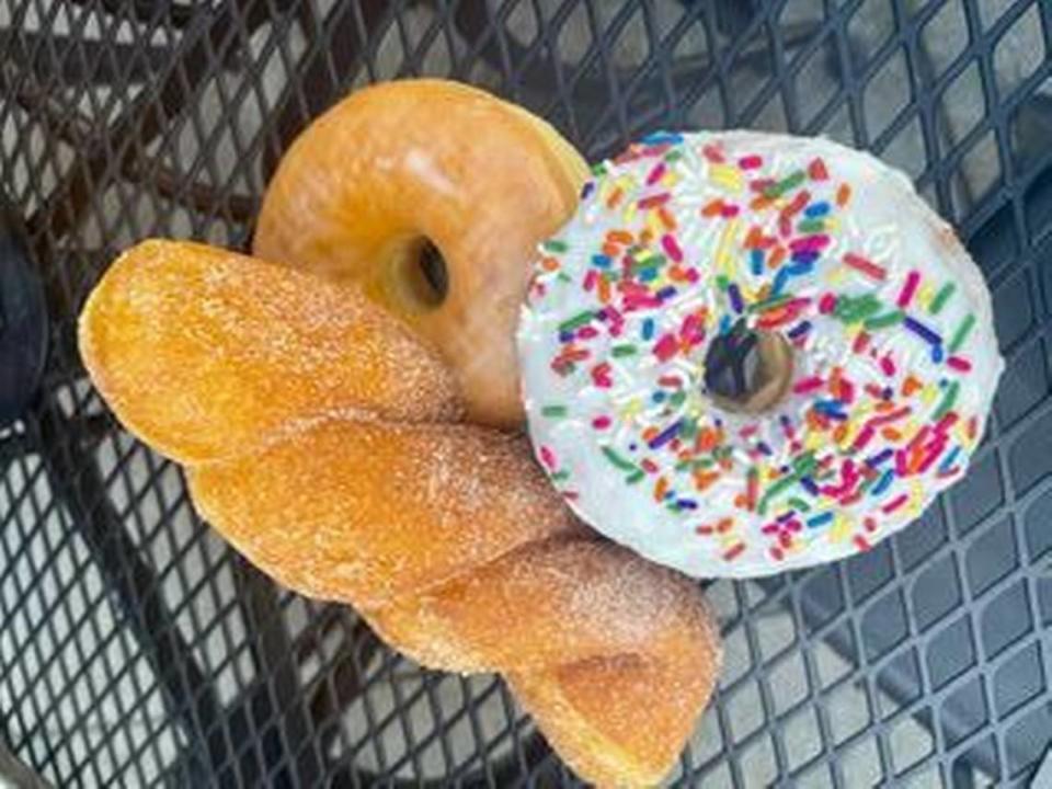 OMG Donuts & Coffee carries Pure Intentions and Cafe Du Monde coffee to pair with your doughnuts.