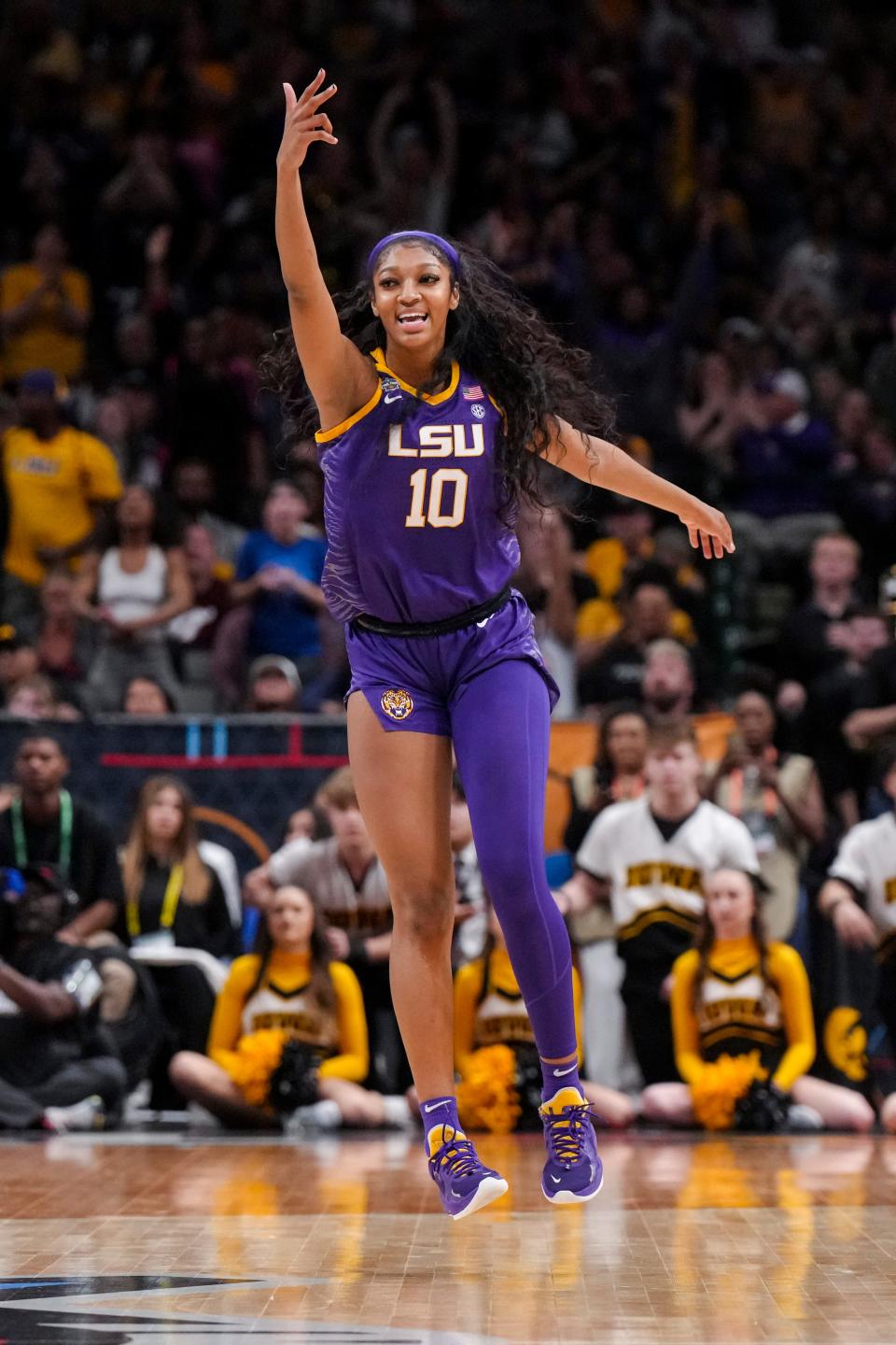 Angel Reese says her mentor and LSU legend Shaquille O'Neal are always reminding her, "I need to be dominating in the sport, but I should have a lot of other stuff. Basketball is second to me.”