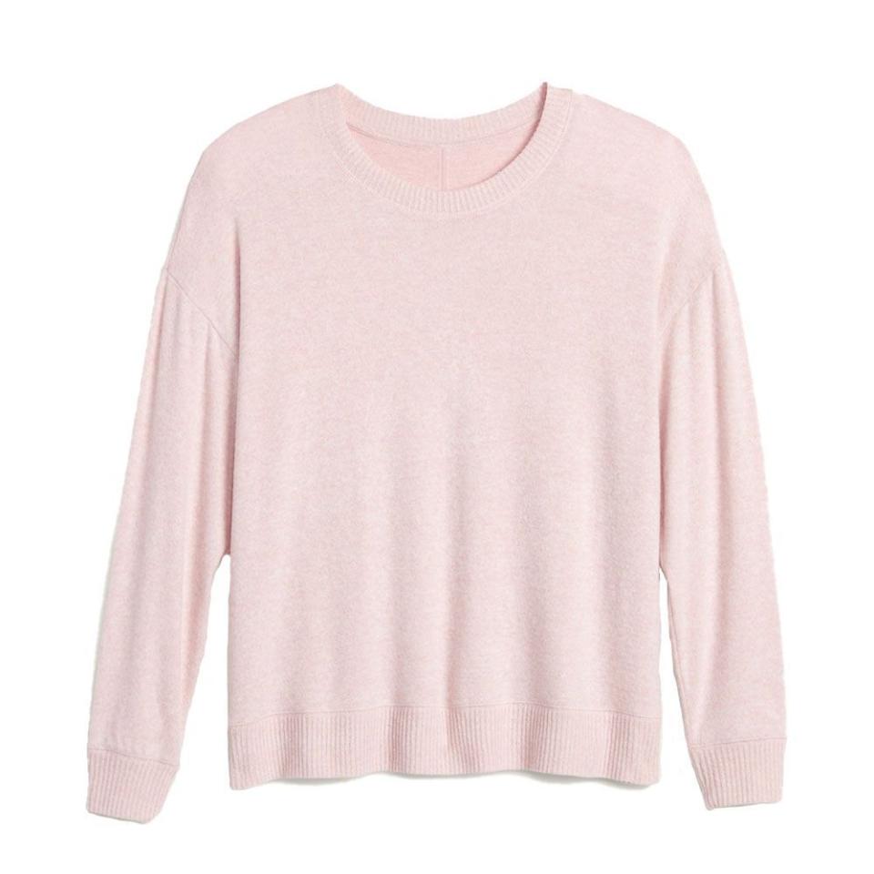 Cozy Plush-Knit Pajama Top for Women