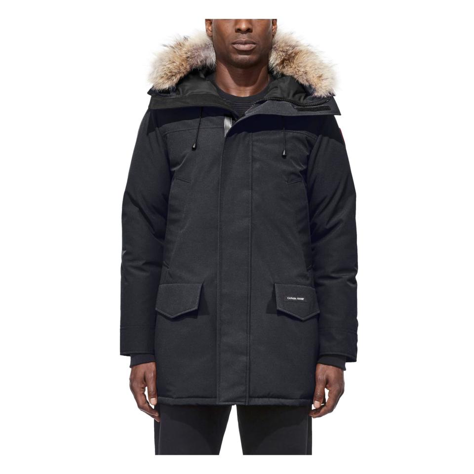 Langford Slim Fit Down Parka with Genuine Coyote Fur Trim