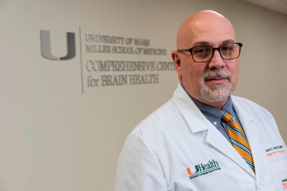 Dr. James Galvin, the director of UM’s Comprehensive Center for Brain Health.