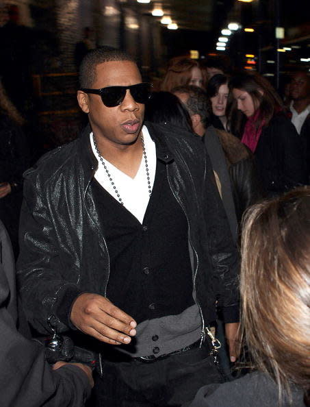 NEW YORK - NOVEMBER 24: Jay-Z attends Rihanna's 'Rated R' album release party at the juliet Superclub on November 24, 2009 in New York City. (Photo by Shareif Ziyadat/FilmMagic) 