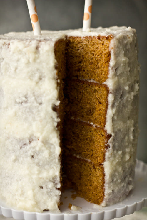 <strong>Get the <a href="http://www.adventures-in-cooking.com/2012/03/thai-tea-cake-with-creamed-coconut.html" target="_blank">Thai Tea Cake with Creamed Coconut Frosting</a> recipe from Adventures In Cooking</strong> 