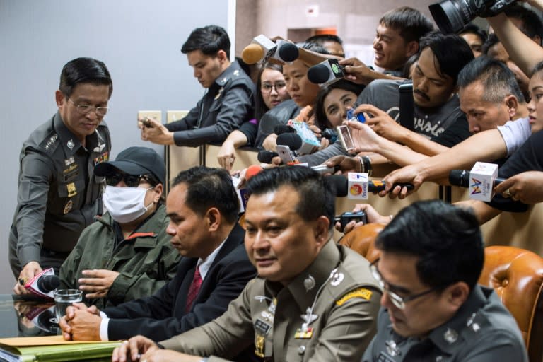 The whistleblowing mother met with Thai police officials during an inquiry into the scandal