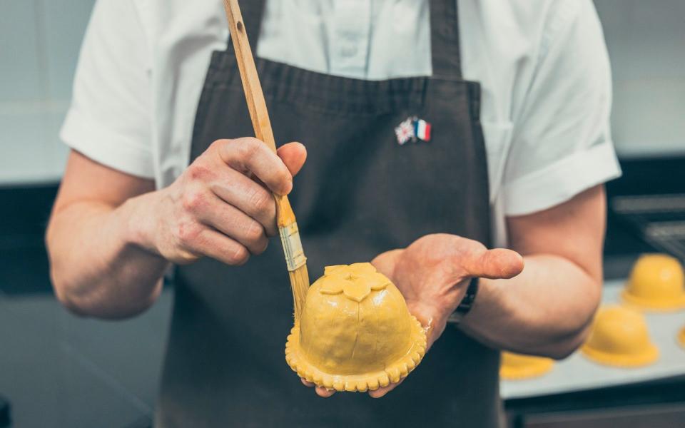 'You can make pies look very beautiful and elegant and constructed, but psychologically it is family-table food,' says Franklin