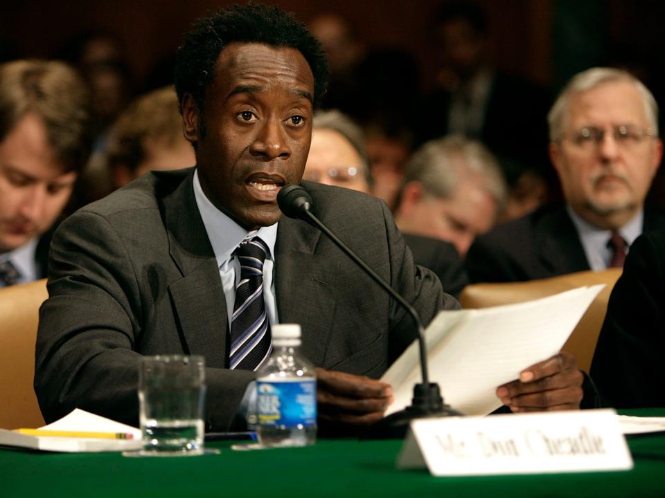 Don Cheadle testifies before Congress