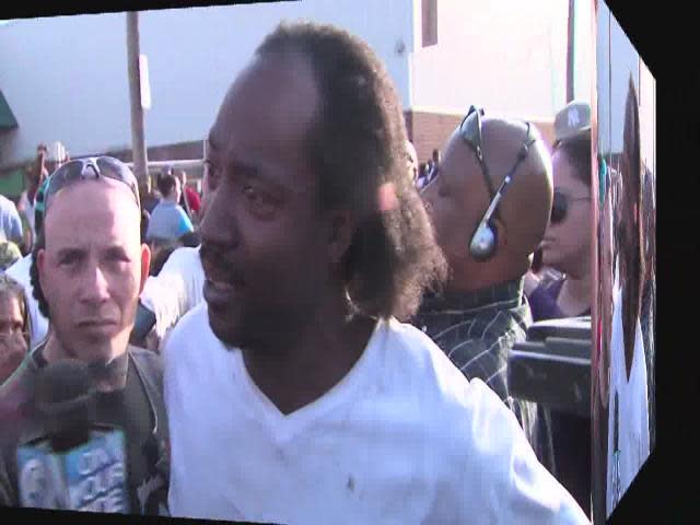 A 911 call from Amanda Berry and part of interview with Charles Ramsey, the man who rescued Berry from the house