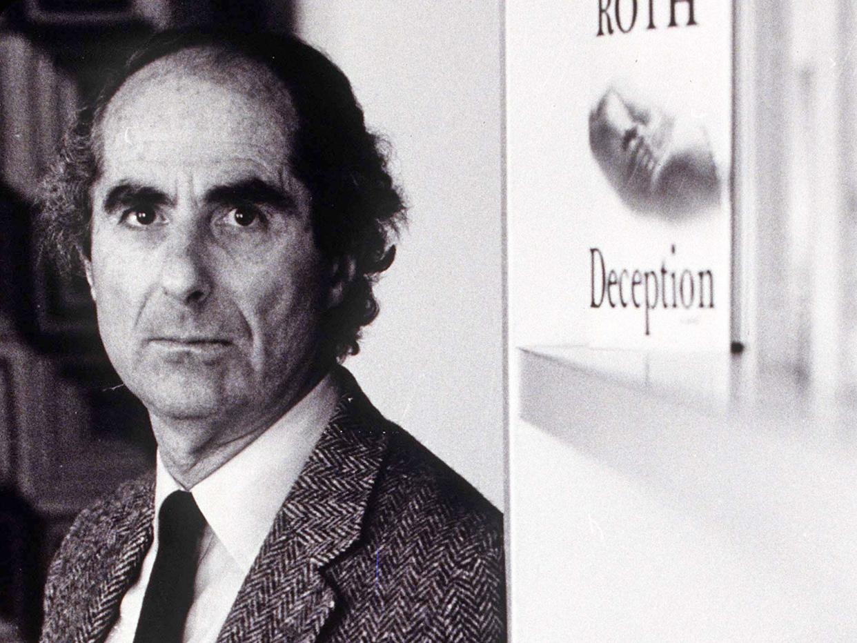Roth relished blurring the line between fact and fiction; ‘Deception’ (1990) was among the novels featuring a protagonist bearing his name: Rex