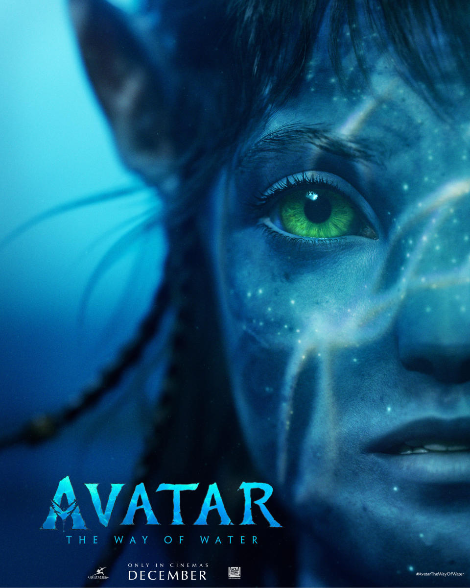 The teaser poster for Avatar: The Way of the Water. (20th Century Studios)