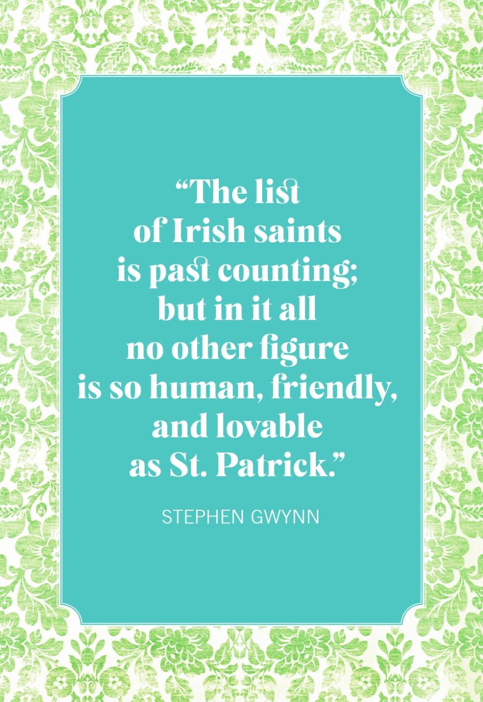 st patricks day quotes stephen gwynn