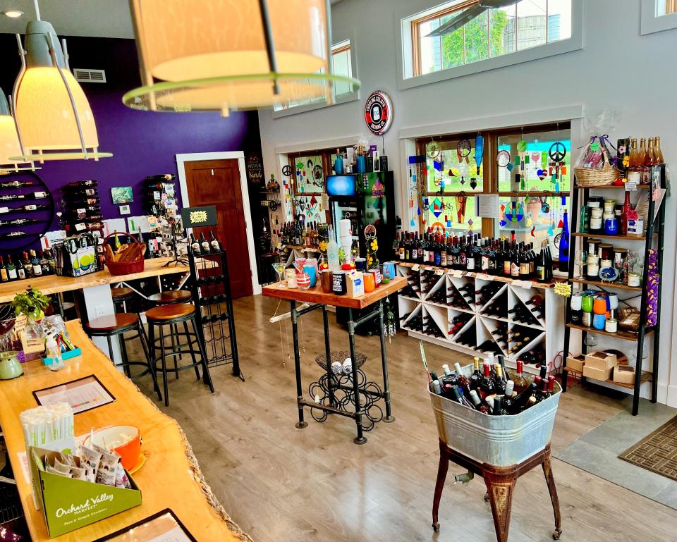 Heaven Boutique Winery is built on a farm in Fayette County where co-owner Lisa Goodwin’s mother, Connie Rohde Halvorson, lived while she was in school.