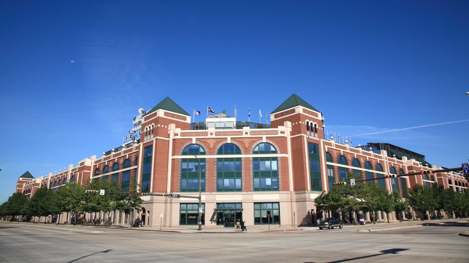 ARLINGTON, TEXAS - SEPTEMBER 28: The Ballpark in Arlington, home of the Texas Rangers, on September 28, 2010 in Arlington, Texas.