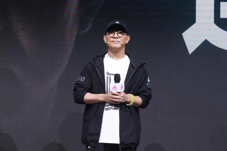Jet Li attends Adidas ‘Republic of Sports’ event opening ceremony in Beijing. (Photo by VCG via Getty Images)
