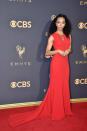 <p>Sonequa Martin-Green’s elegant, curly hairstyle needs to be added to your next hair-inspiration mood board. (Photo: Jeff Kravitz/FilmMagic) </p>