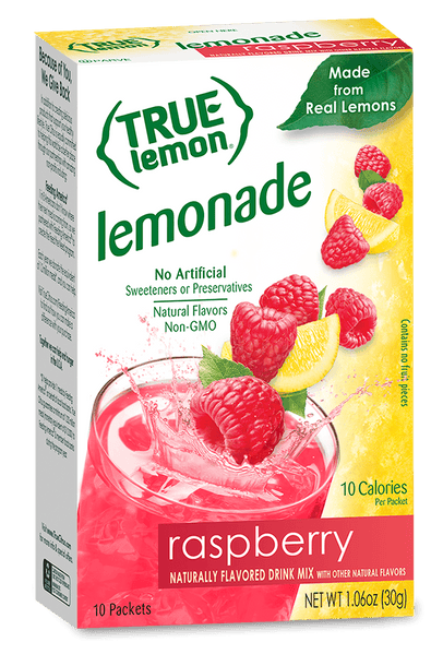 <p><a href="https://www.truelemon.com/products/true-lemon-raspberry-lemonade" rel="nofollow noopener" target="_blank" data-ylk="slk:Shop Now;elm:context_link;itc:0;sec:content-canvas" class="link rapid-noclick-resp">Shop Now</a></p><p>Raspberry Lemonade</p><p>truelemon.com</p><span class="copyright">True Lemon</span>