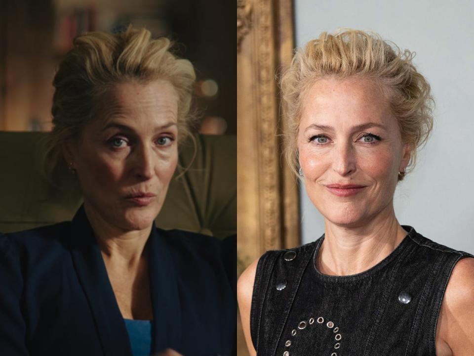 Gillian Anderson in Sex Education and real life