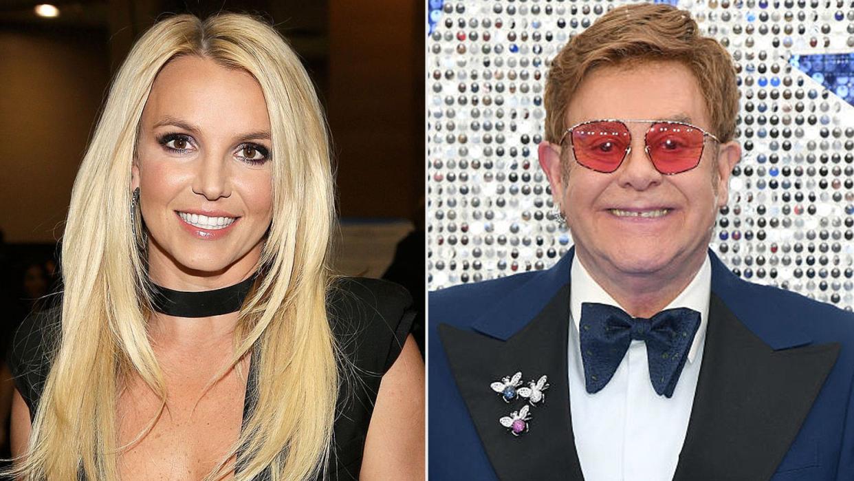 Elton John Is Collaborating with Britney Spears on a New Version of 'Tiny Dancer,' Source Says