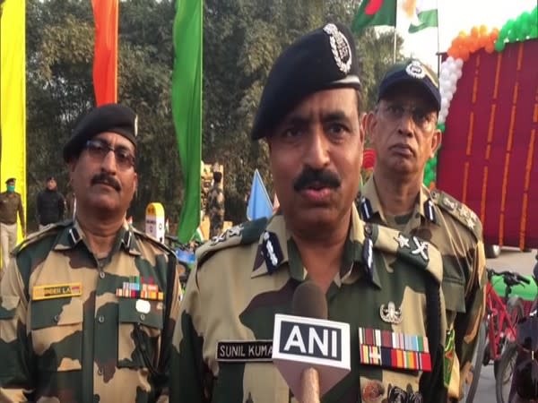 Sunil Kumar, IG, BSF North Bengal Frontier in conversation with ANI. (Photo/ANI)