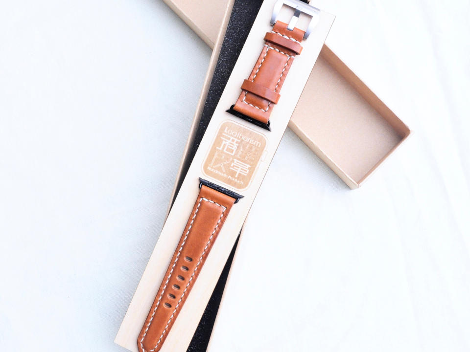 港產皮革 Apple Watch 錶帶皮革 DIY 材料包