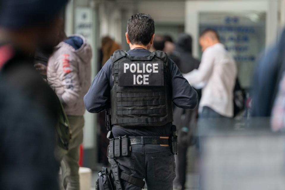 A current ICE official told The Post that the sanctuary city laws are helping propel the recent crime wave — which includes the April 2 incident in which two Venezuelan migrants accused of shoplifting in Manhattan fought back during arrest. Getty Images
