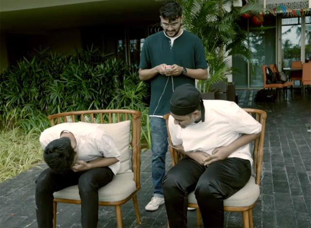 WATCH  Men Experience Period Pain Through Simulator That Is Set Up In  Kochi Mall