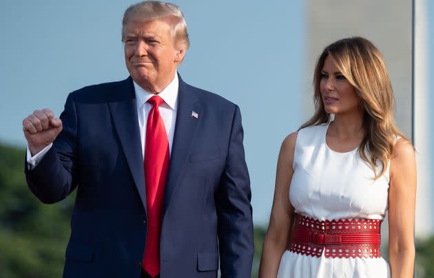 US President Donald Trump and First Lady Melania Trump host the 2020