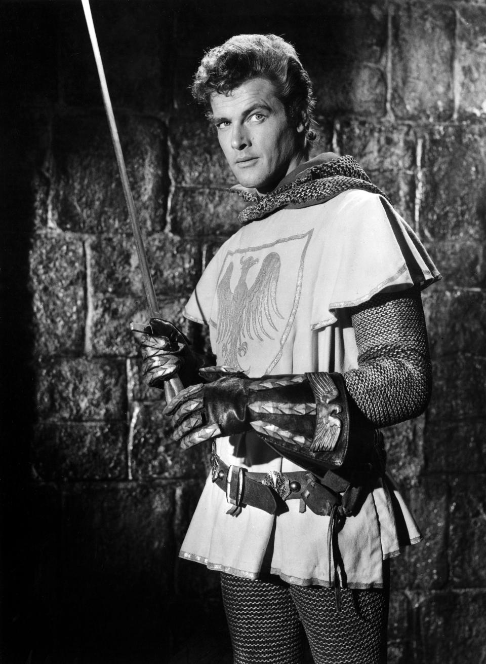 Sir Roger in the Ivanhoe TV series in 1958 - Credit:  Everett/REX/Shutterstock