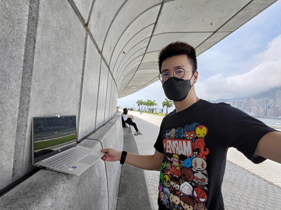 香港電台前主持人曾志豪透過臉書宣布，自己已經離開香港到了台灣。   圖：翻攝自曾志豪臉書